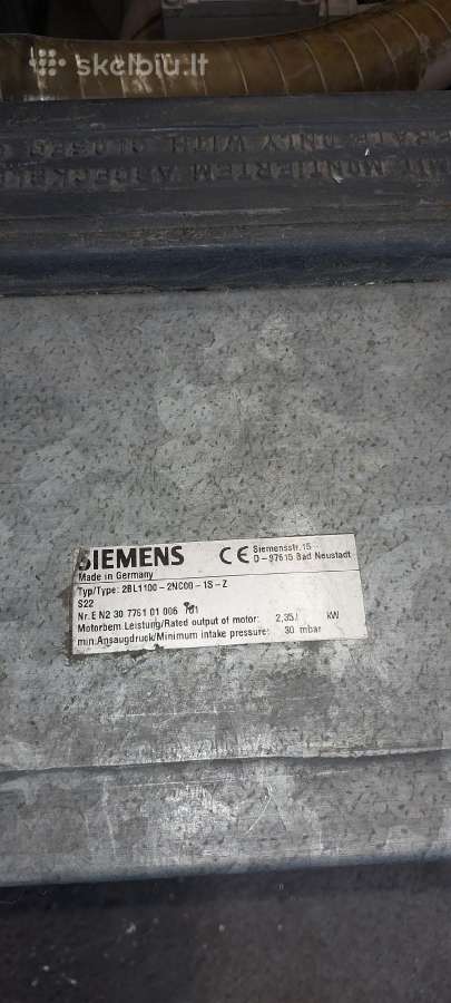 Siemens Elmo-l vakuuminis siurblys - nuotraukos Nr. 4