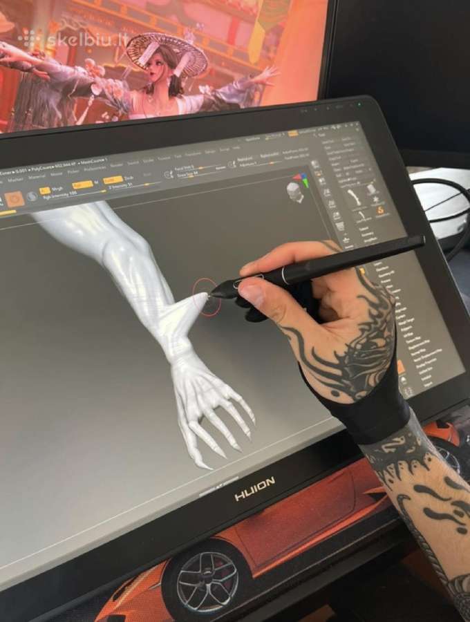 21.5 Huion Kamvas 22 Tablet - nuotraukos Nr. 4