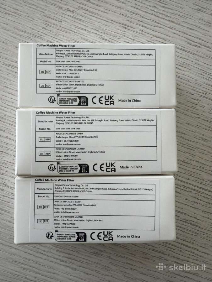Sage Claroswiss kavos aparatams – 3 vnt. - nuotraukos Nr. 2