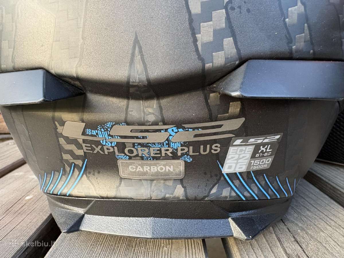 Ls2 Mx701 Explorer plus carbon šalmas - nuotraukos Nr. 8