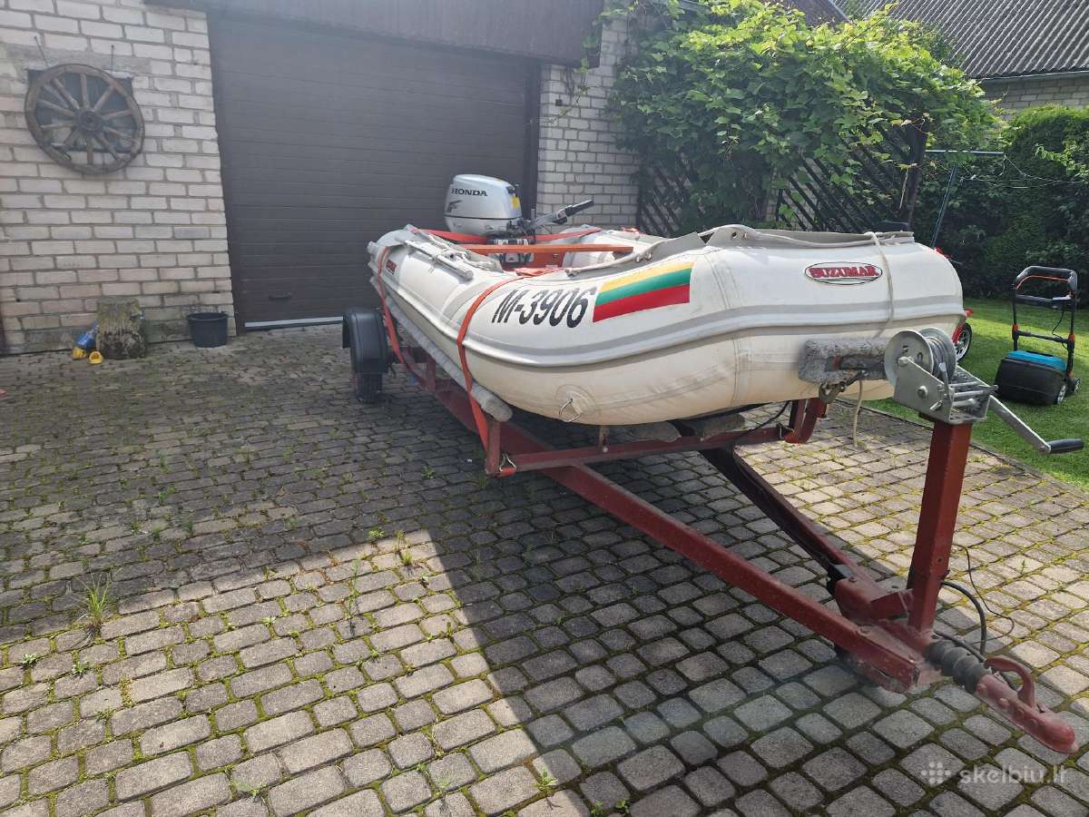 Valties komplektas Suzumar 390al + honda Bf15 - nuotraukos Nr. 4