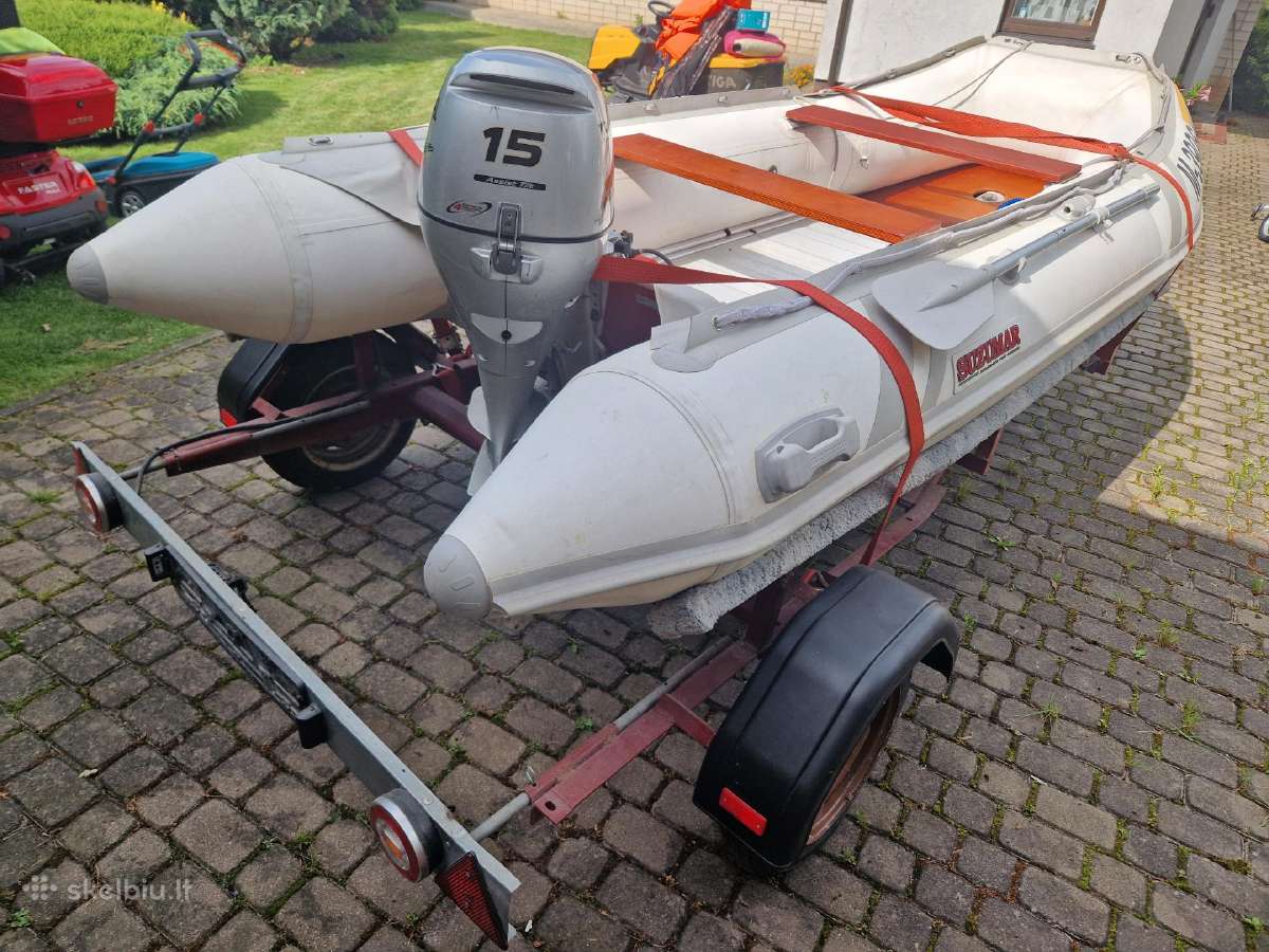Valties komplektas Suzumar 390al + honda Bf15 - nuotraukos Nr. 6