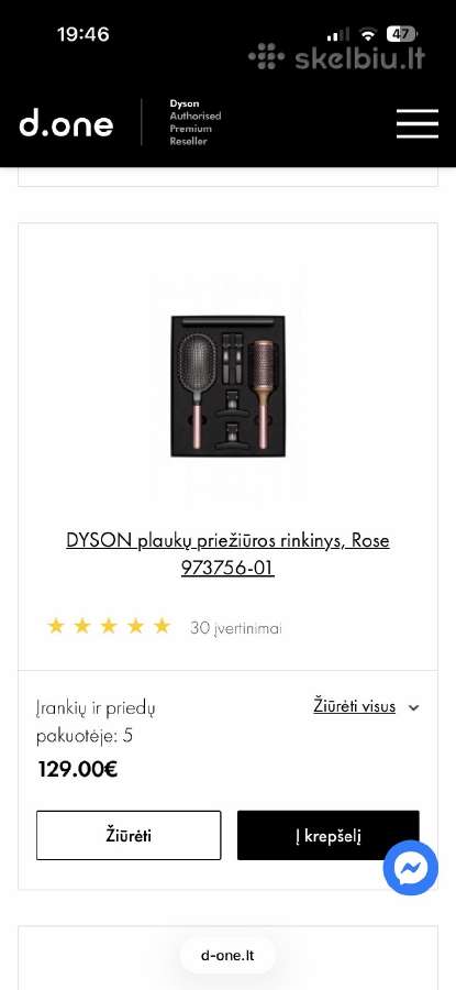 Dyson Airwrap + Dyson plaukų šepečiai ir segtukai - nuotraukos Nr. 2