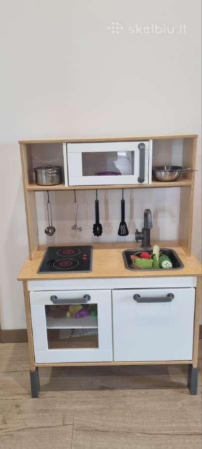 Parduodama medinė ikea virtuvėlė su priedais - nuotraukos Nr. 2