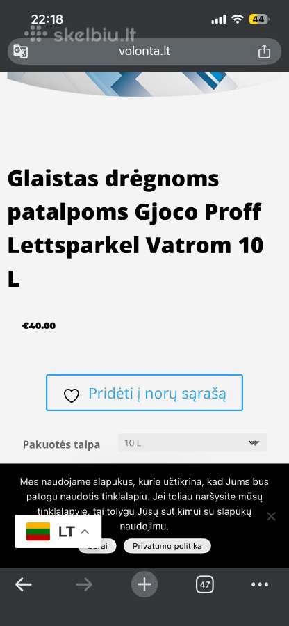 Vandeniui atparus glaistas - nuotraukos Nr. 4