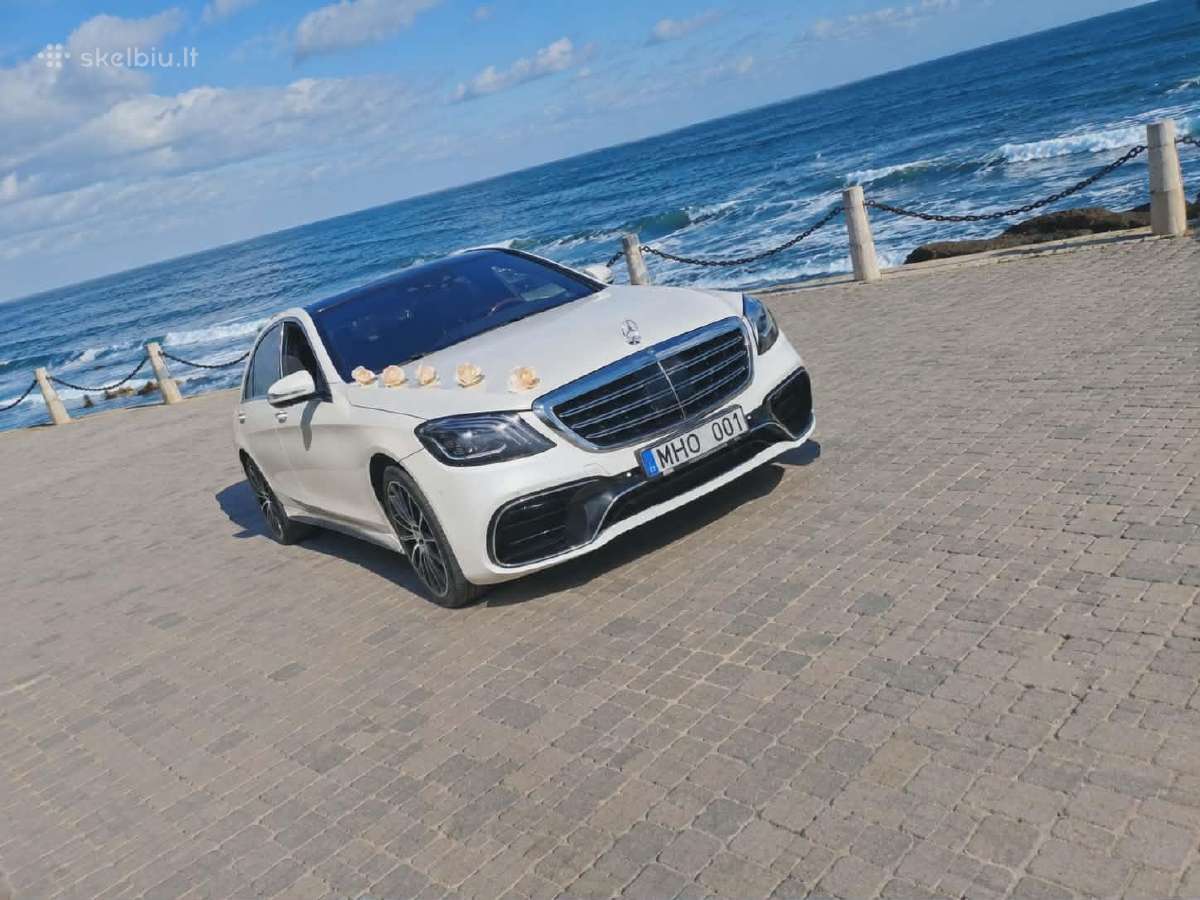 Mercedes-benz S500 w222 vestuvėms - nuotraukos Nr. 12