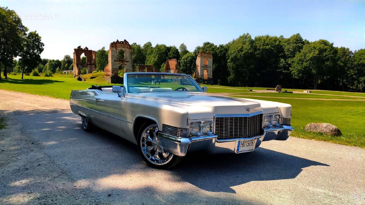Cadillac Deville cabrio 1970m nuoma su vairuotoju - nuotraukos Nr. 10