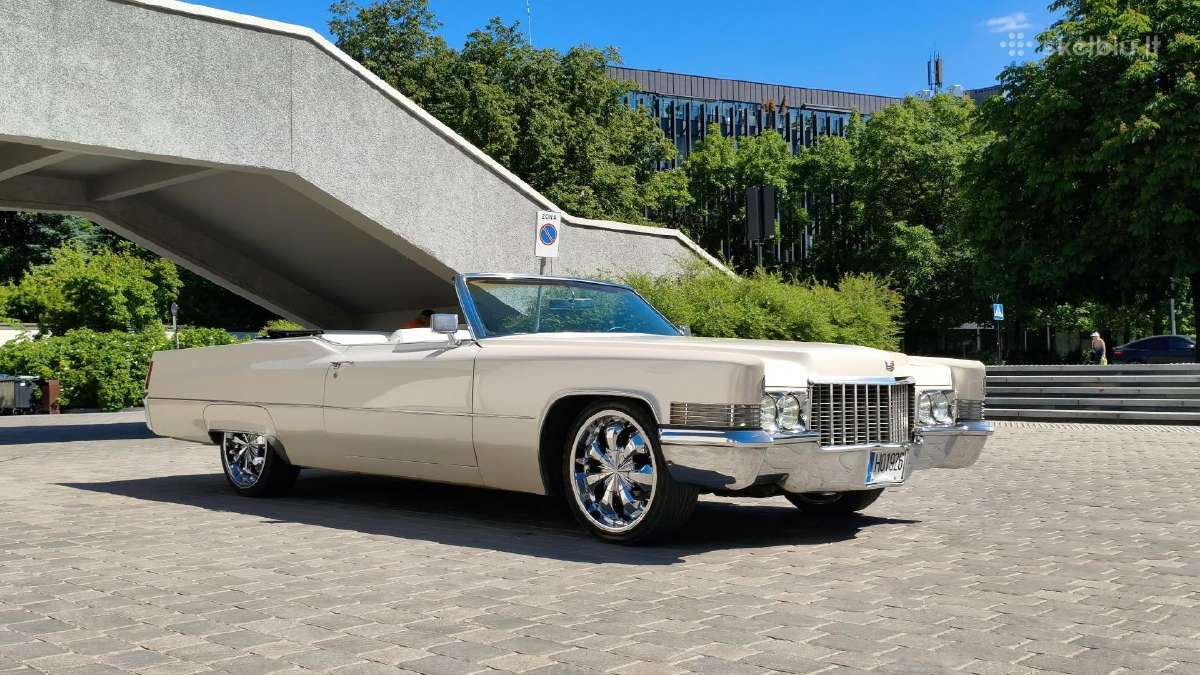 Cadillac Deville cabrio 1970m nuoma su vairuotoju - nuotraukos Nr. 11