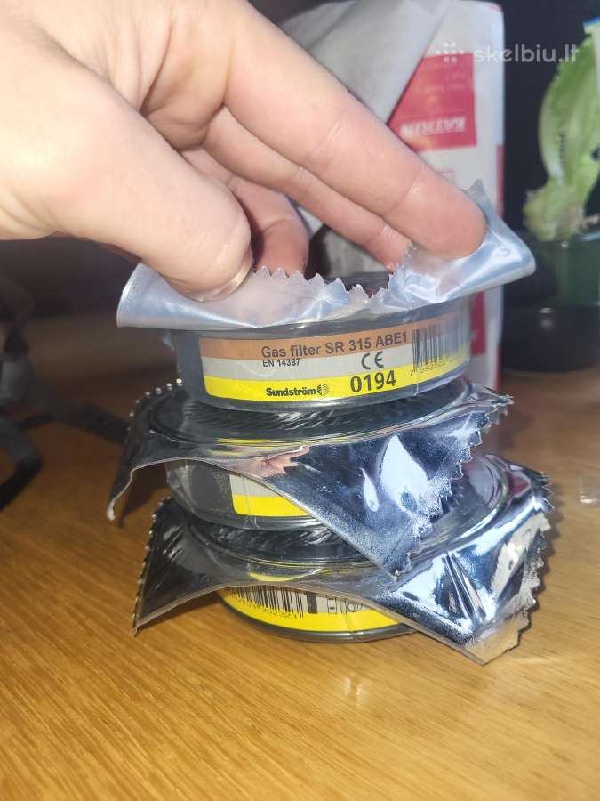 Pilno veido kaukes respiratoriai +filtrai - nuotraukos Nr. 3