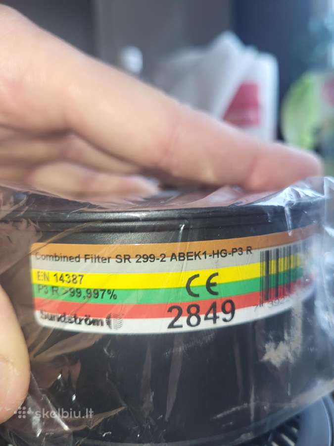 Pilno veido kaukes respiratoriai +filtrai - nuotraukos Nr. 5