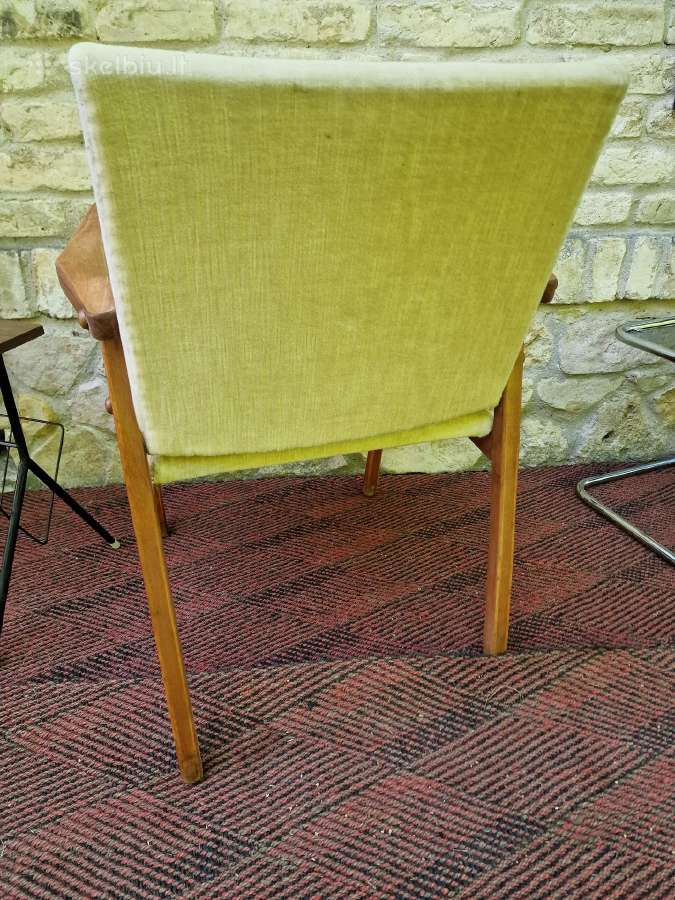 Vintažinis mid century bukmedžio fotelis - nuotraukos Nr. 37