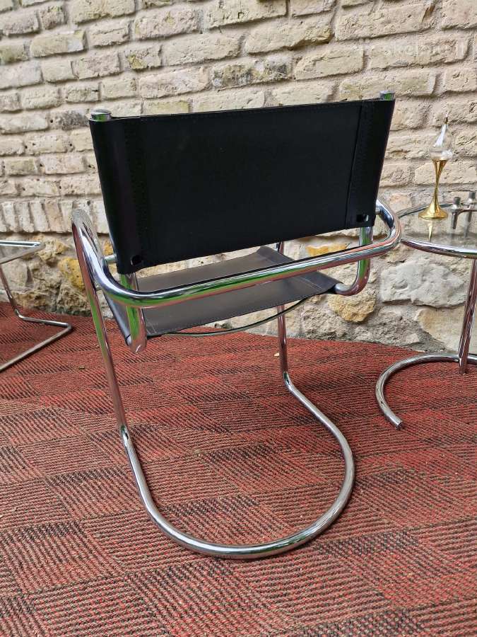 Vintažinės mid century Bauhaus st.konsolinės kėdės - nuotraukos Nr. 14