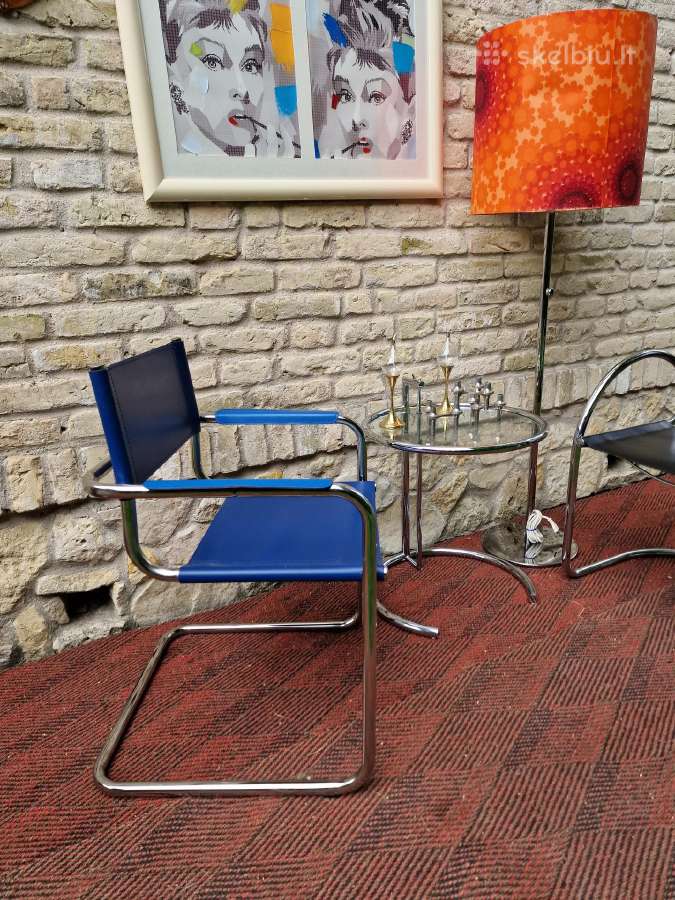 Vintažinės mid century Bauhaus st.konsolinės kėdės - nuotraukos Nr. 16