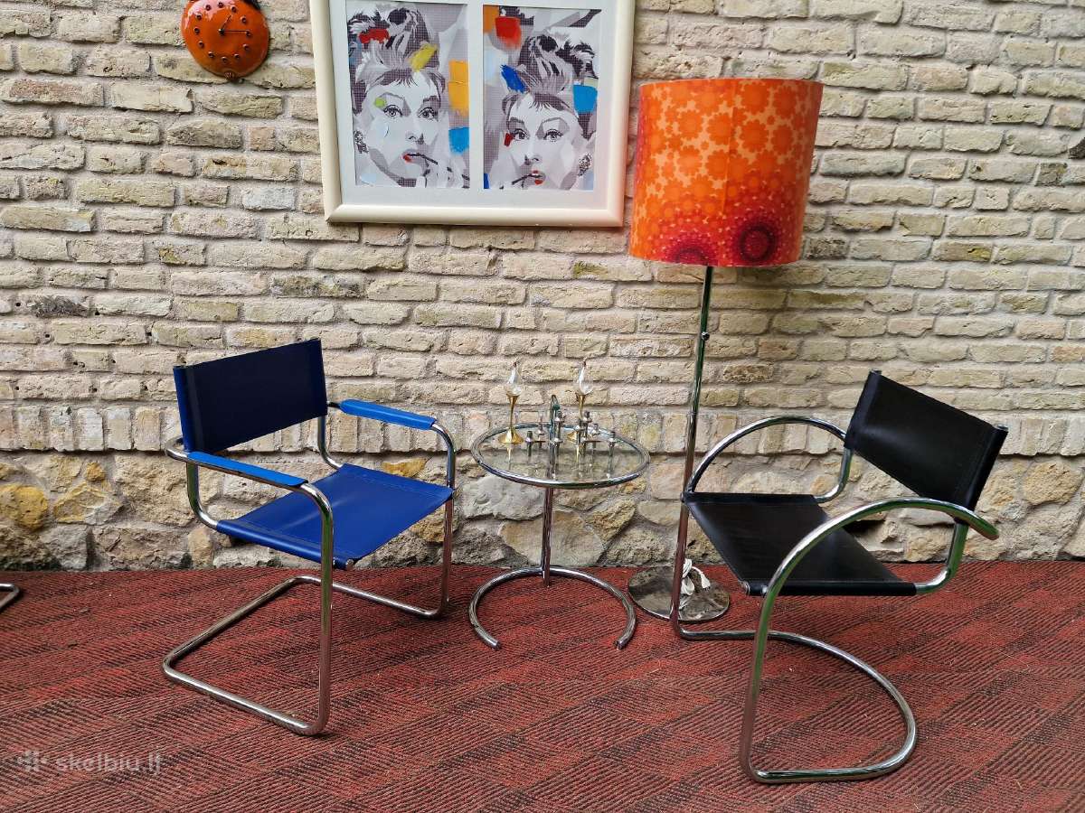 Vintažinės mid century Bauhaus st.konsolinės kėdės - nuotraukos Nr. 17