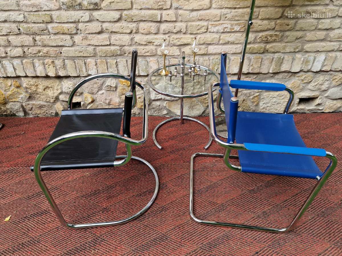 Vintažinės mid century Bauhaus st.konsolinės kėdės - nuotraukos Nr. 18