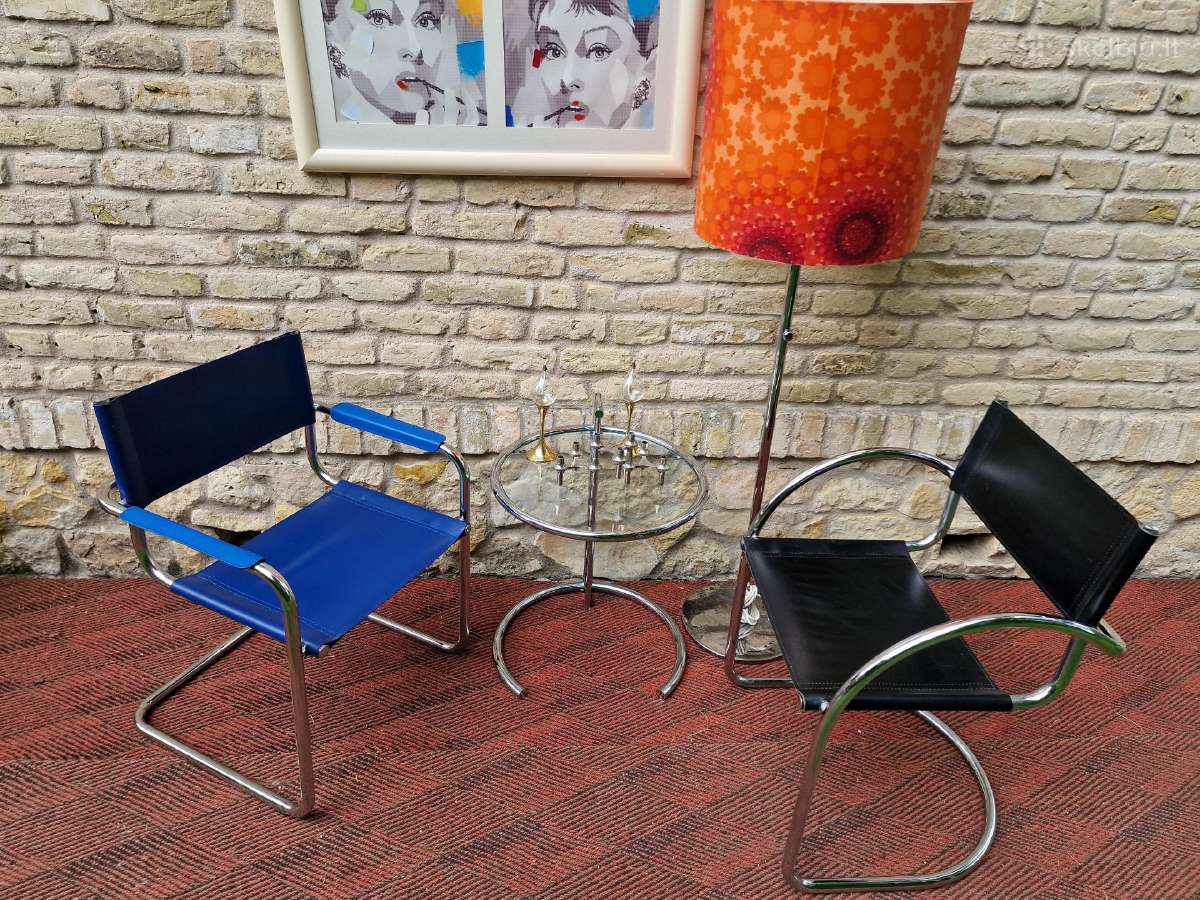 Vintažinės mid century Bauhaus st.konsolinės kėdės - nuotraukos Nr. 20
