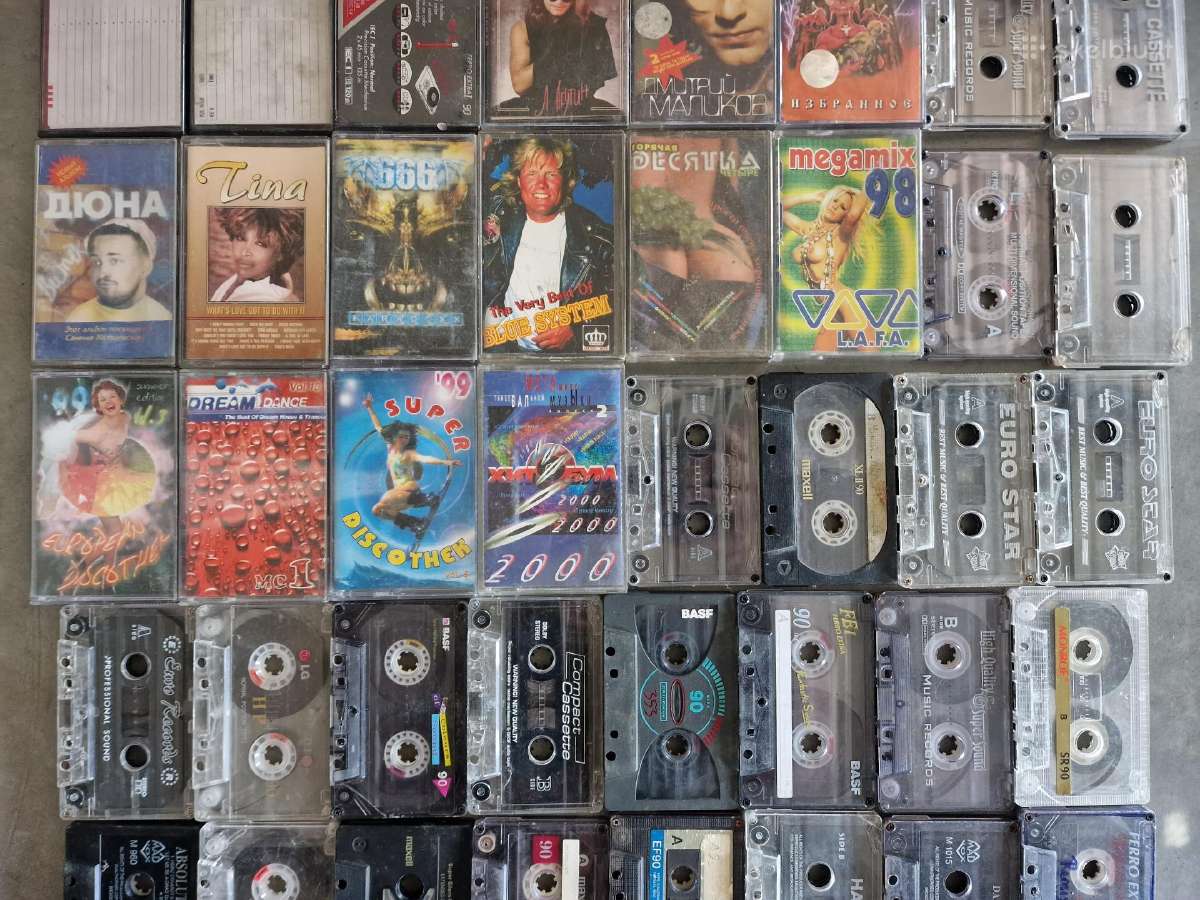 Vintage audio kasečių kolekcija įrašai 48x - nuotraukos Nr. 3