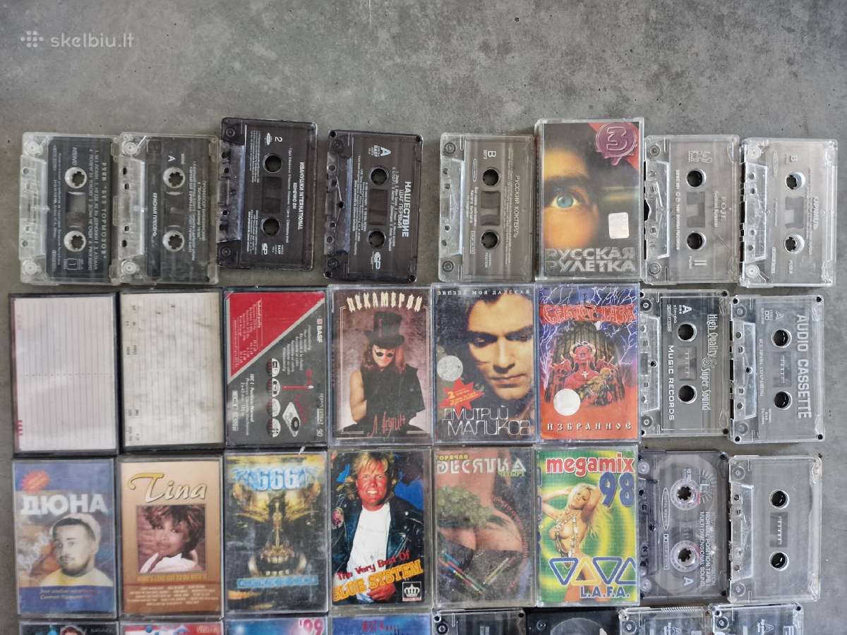 Vintage audio kasečių kolekcija įrašai 48x - nuotraukos Nr. 5