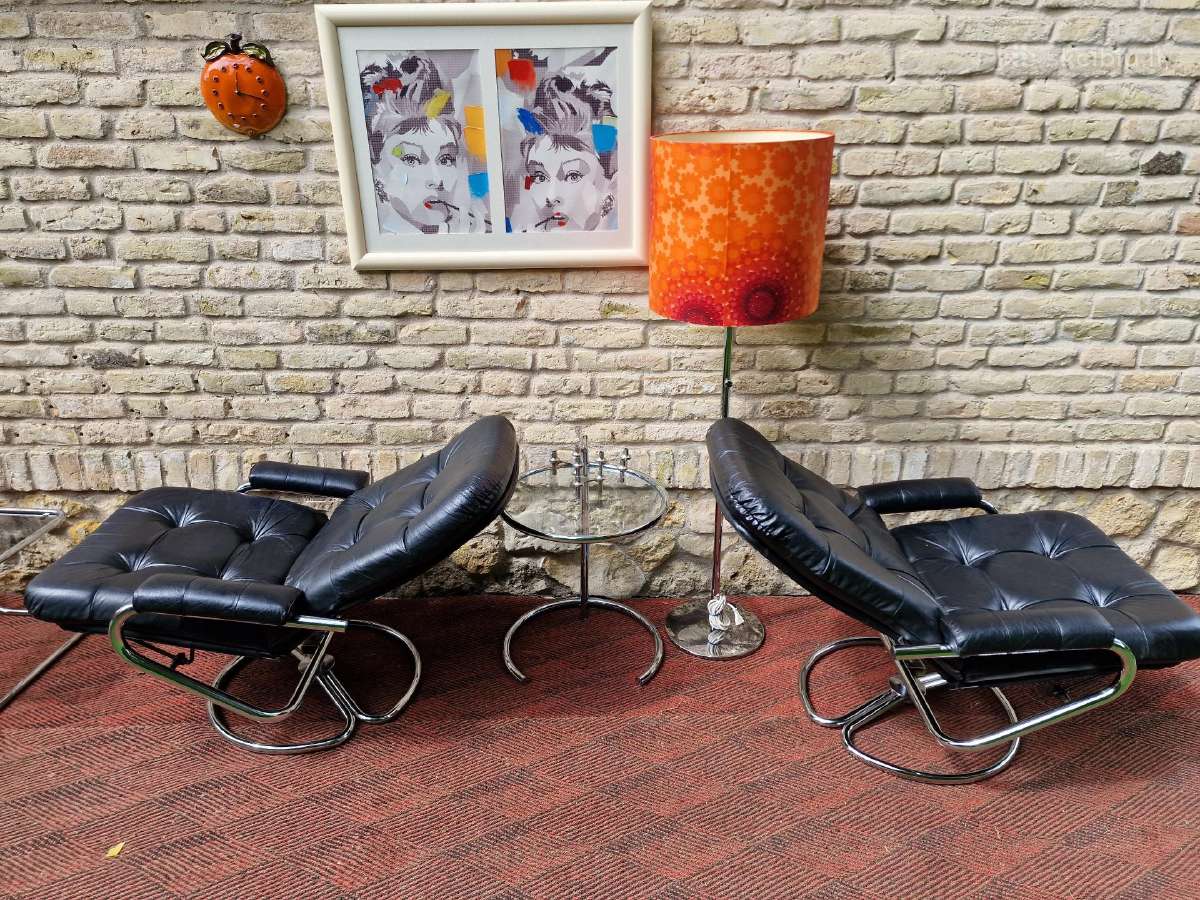 Vintažinis mid century Bauhaus st. fotelis/reglain - nuotraukos Nr. 37
