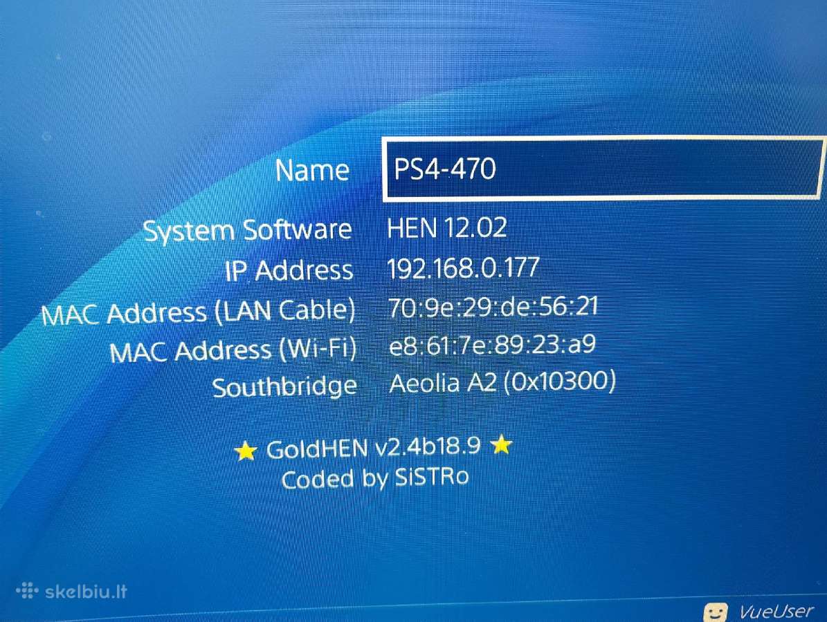 Playstation 4 12.02 500gb - nuotraukos Nr. 2