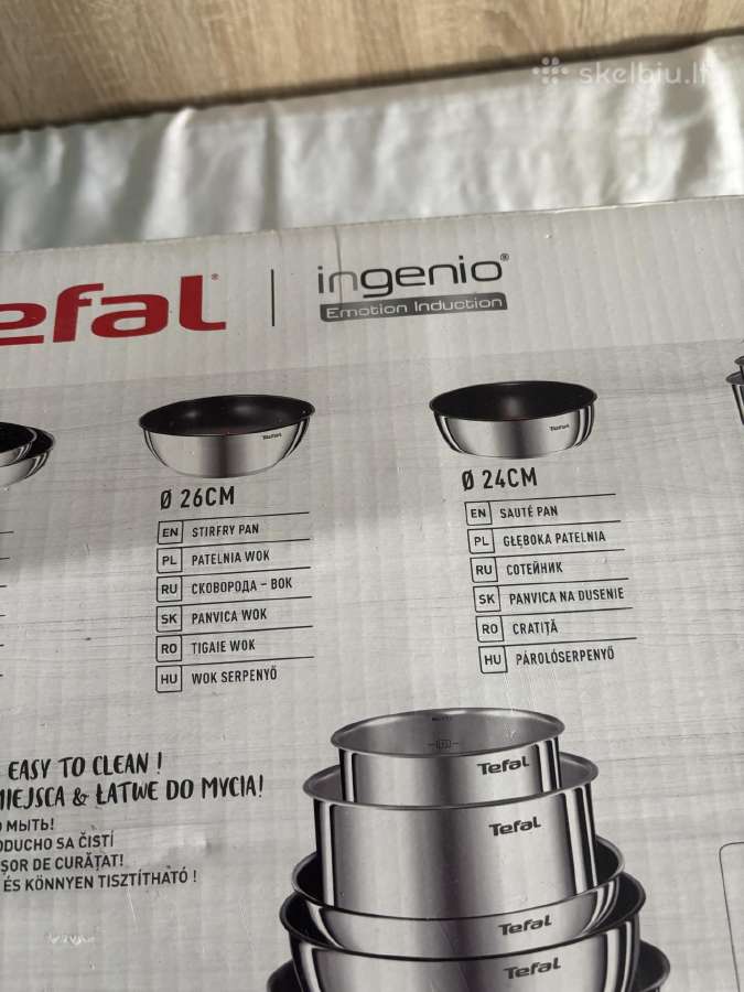 Tefal Puodų ir keptuvių rinkinys - nuotraukos Nr. 3