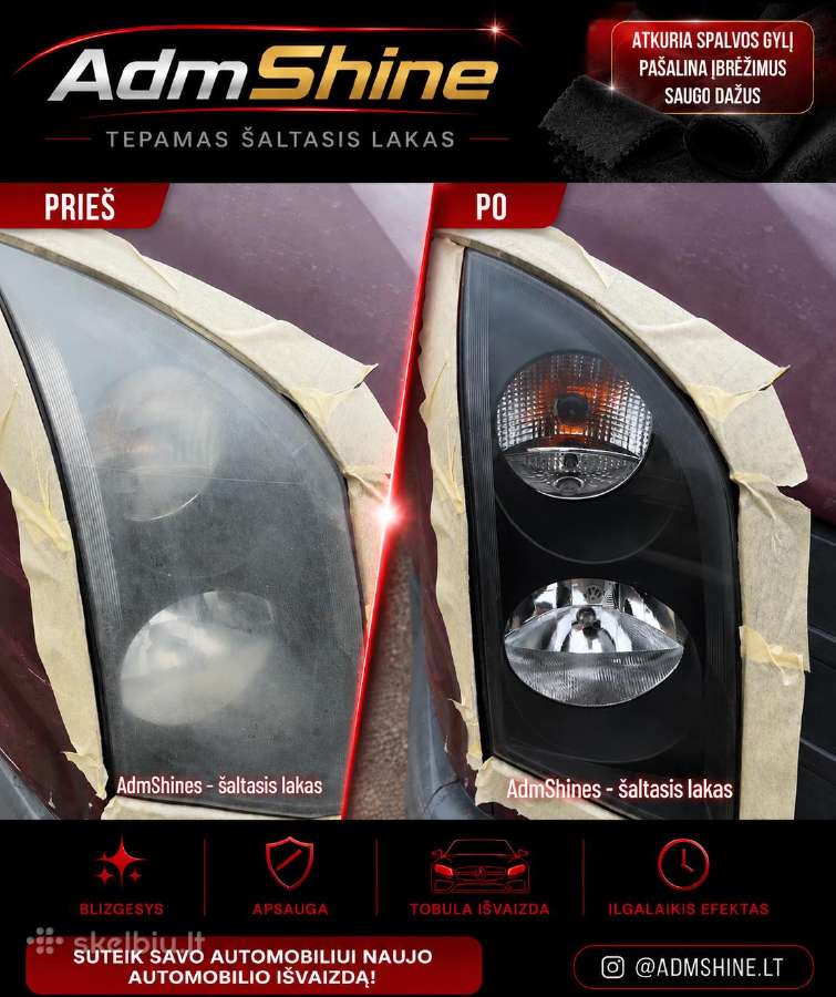 Tepamas savaime išsilyginantis lakas auto-moto - nuotraukos Nr. 9