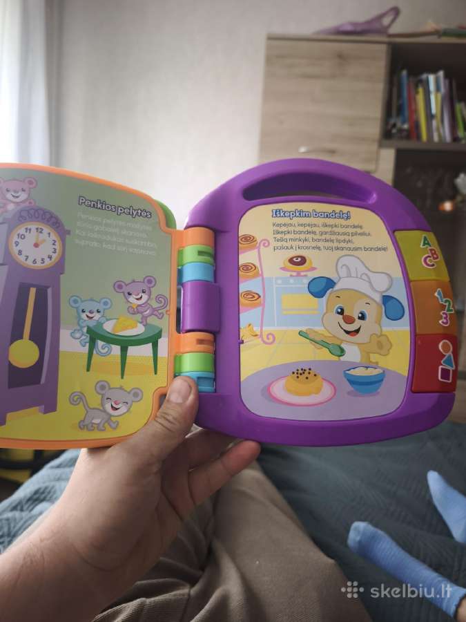 Fisher price muzikinė knygele - nuotraukos Nr. 2