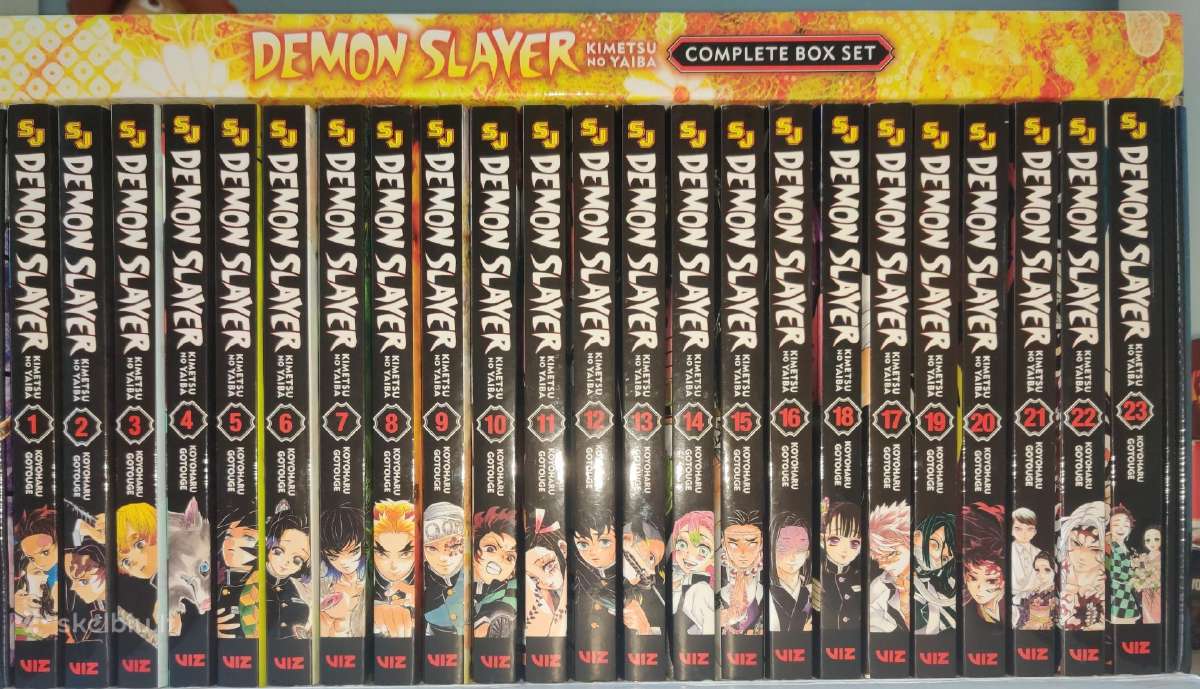 Demon Slayer manga box vol 1-23 - nuotraukos Nr. 4