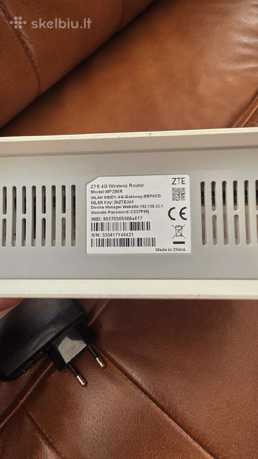 Modemas Zte 4G Mf285r - nuotraukos Nr. 3