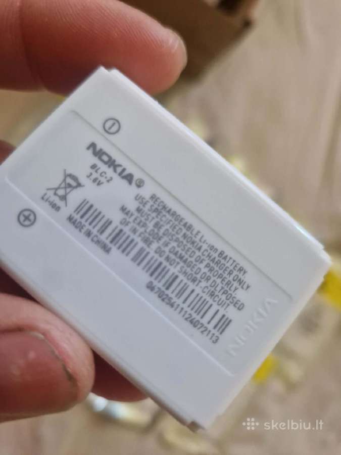 Naujos Nokia 3310-5110, Baterijos, ir Telefonai - nuotraukos Nr. 3