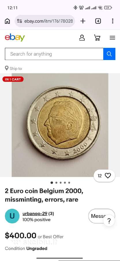 2euru moneta 2000 - nuotraukos Nr. 2