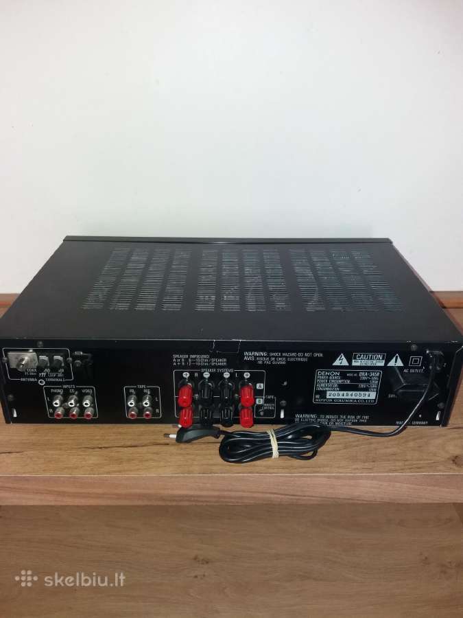 Buitinis stiprintuvas Denon Dra-345r - nuotraukos Nr. 2