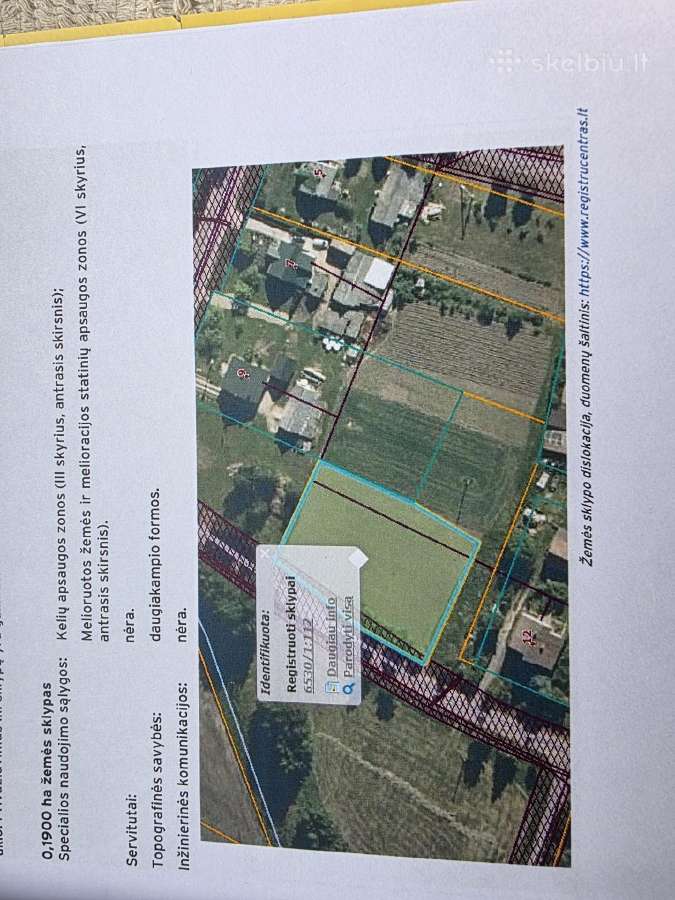 Parduodamas 0,19 ha žemės ūkio paskirties sklypas - nuotraukos Nr. 9