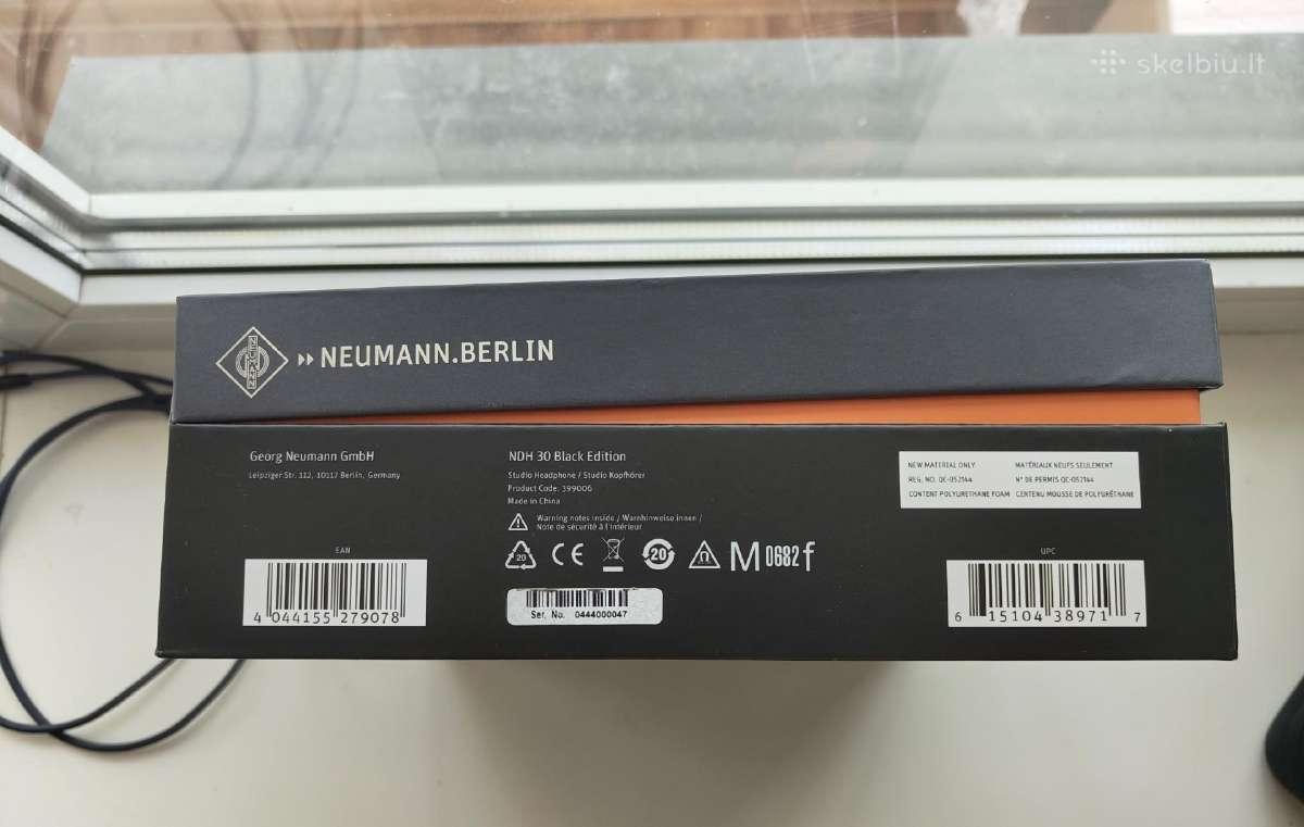 Neumann Ndh 30 black edition + 4.4 mm kabelis - nuotraukos Nr. 6