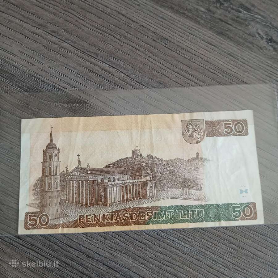 50 litų 1998 metų - nuotraukos Nr. 2