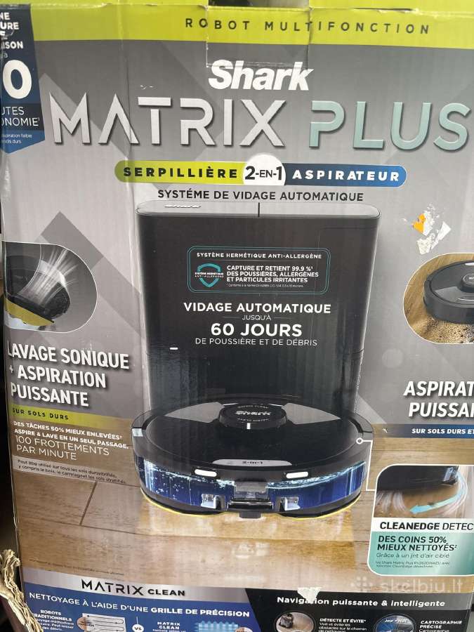 Plaunamas dulkių siurblys robotas Shark Mattix - nuotraukos Nr. 7
