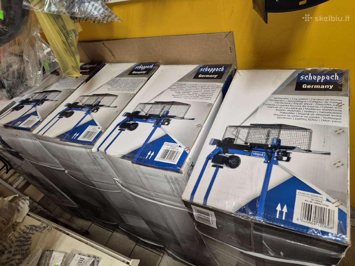 Malkų skaldiklis Scheppach Hl760ls 7 t. vienfazis! - nuotraukos Nr. 5
