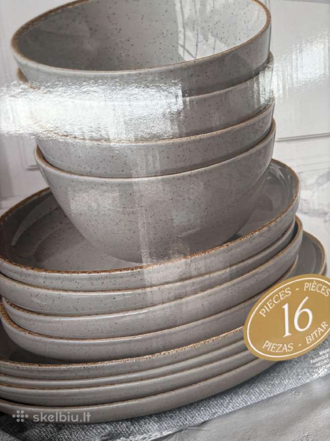 Lėkščių komplektas 16 vnt - nuotraukos Nr. 3