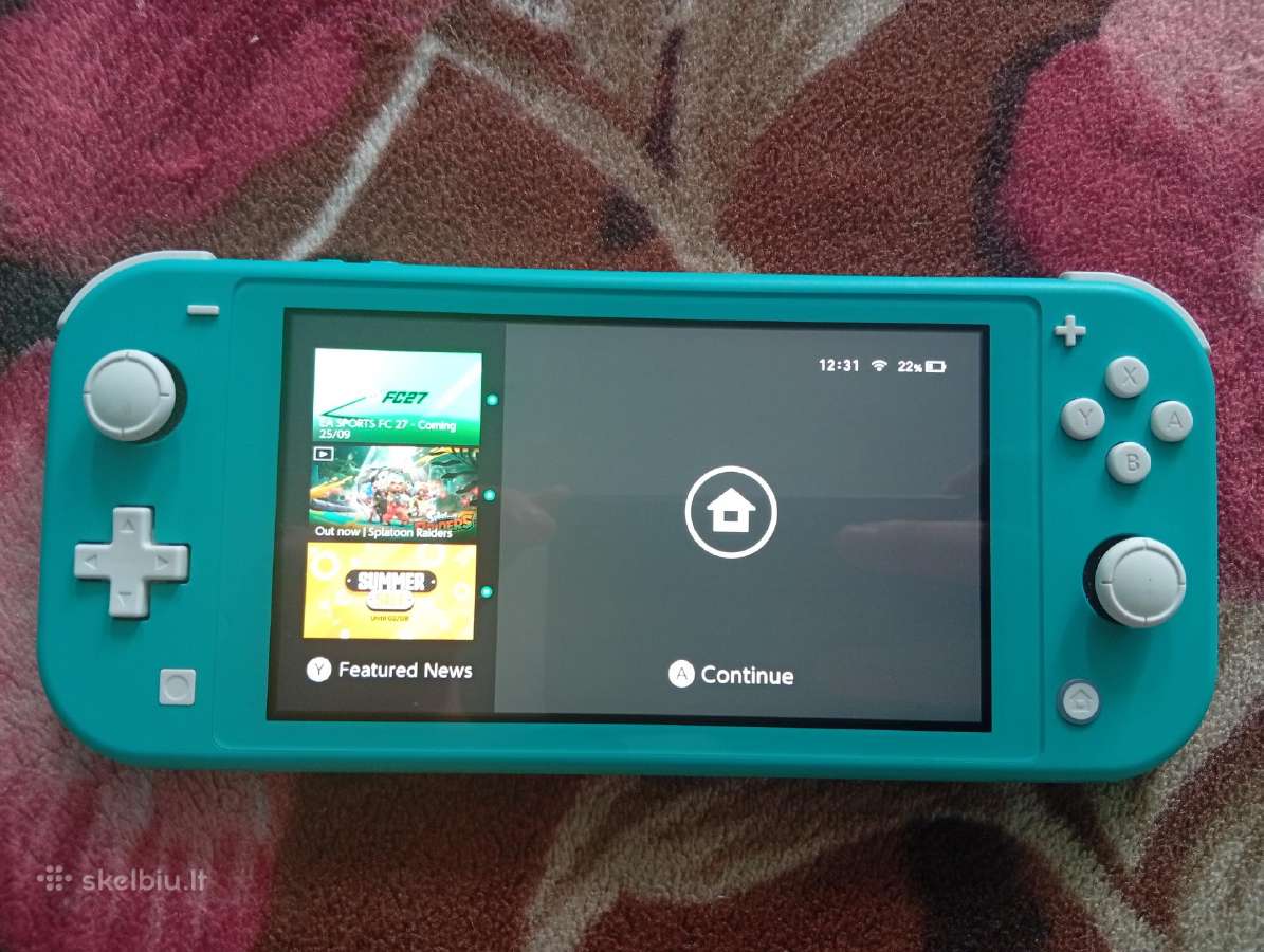 Parduodu geros būklės Nintendo switch lite - nuotraukos Nr. 5
