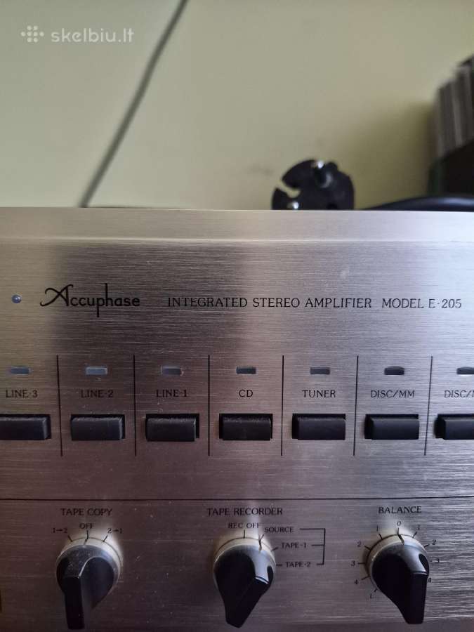 Accuphase E-205 – stiprintuvas - nuotraukos Nr. 3