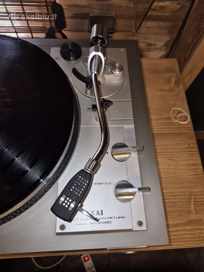 Akai Ap-206c Direct Drive patefonas - nuotraukos Nr. 3