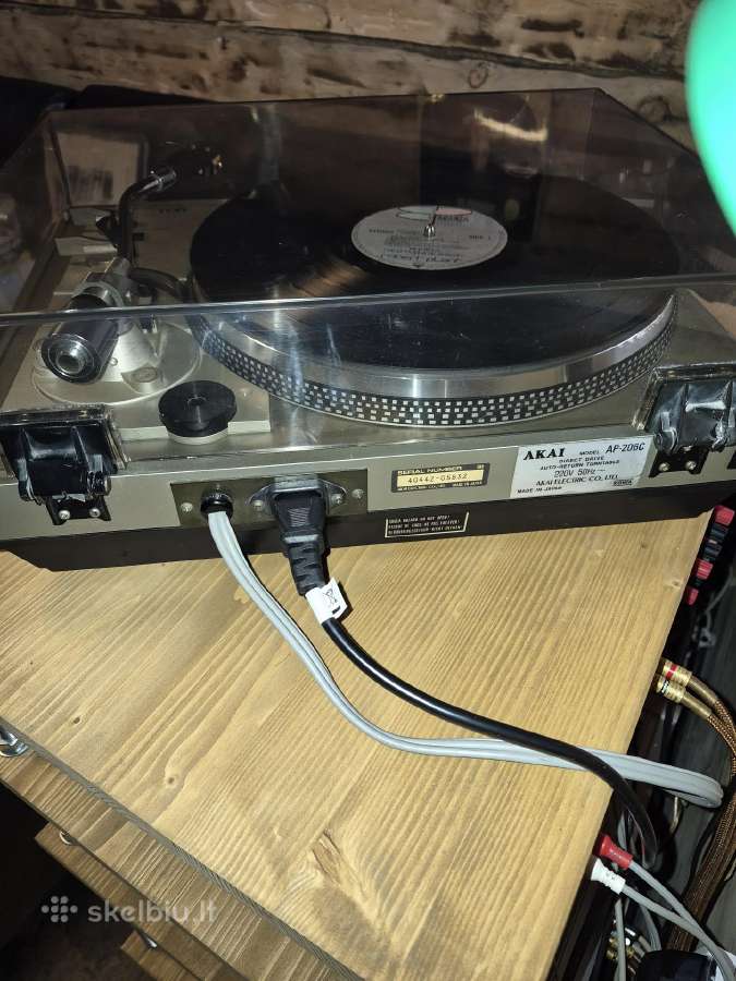 Akai Ap-206c Direct Drive patefonas - nuotraukos Nr. 5