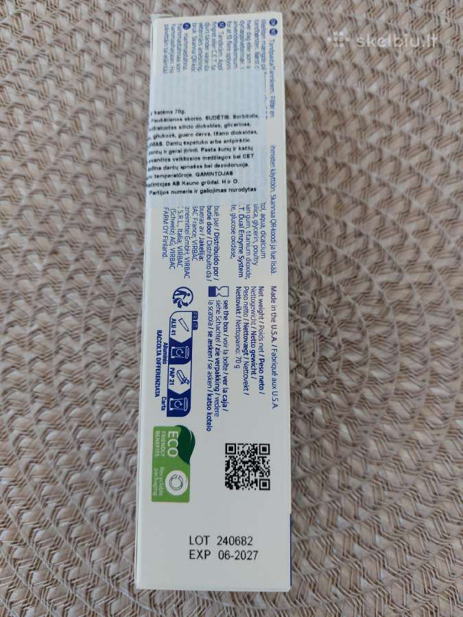 Virbac dantų pasta šuniui - 70 g - nuotraukos Nr. 2