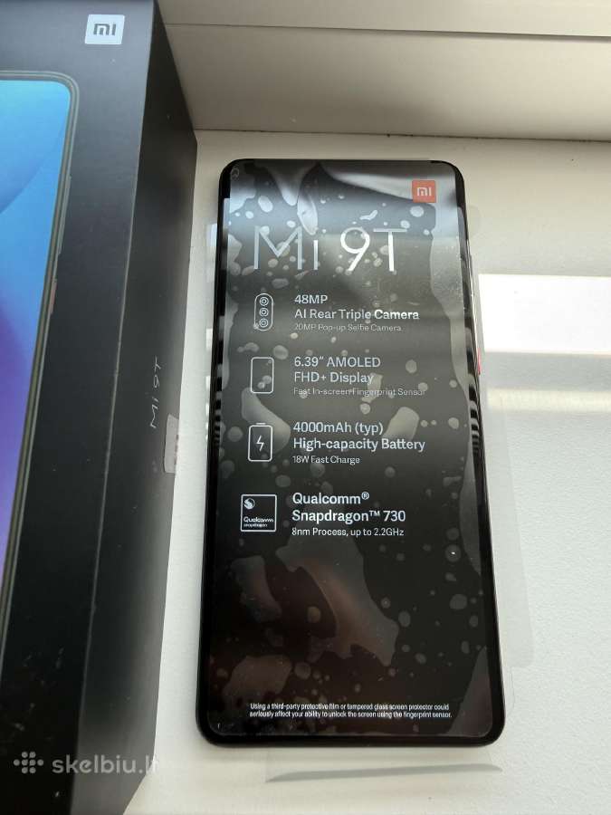 Mi 9t 64gb / 6gb RAM / Amoled / Dual Sim / Carbon - nuotraukos Nr. 10