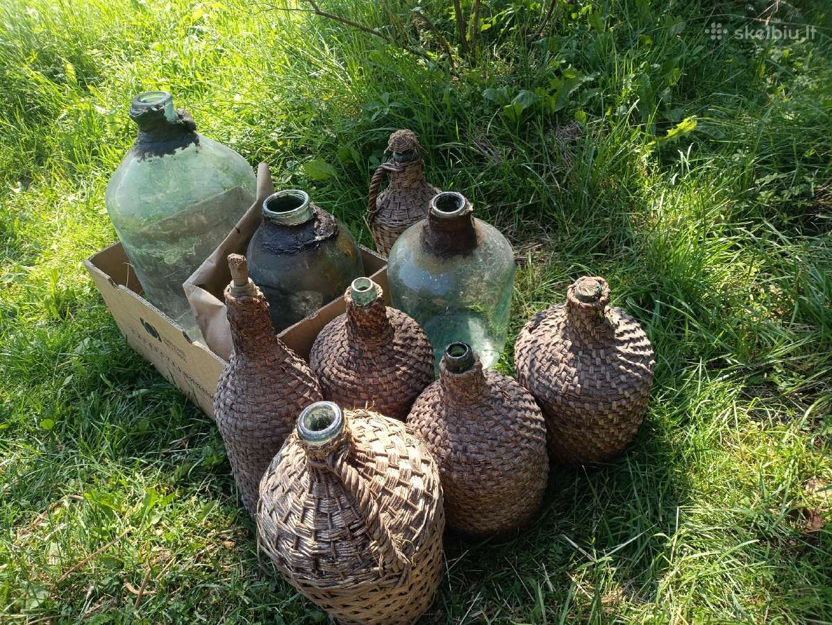 Stiklinė tara, vyno talpos - nuotraukos Nr. 5