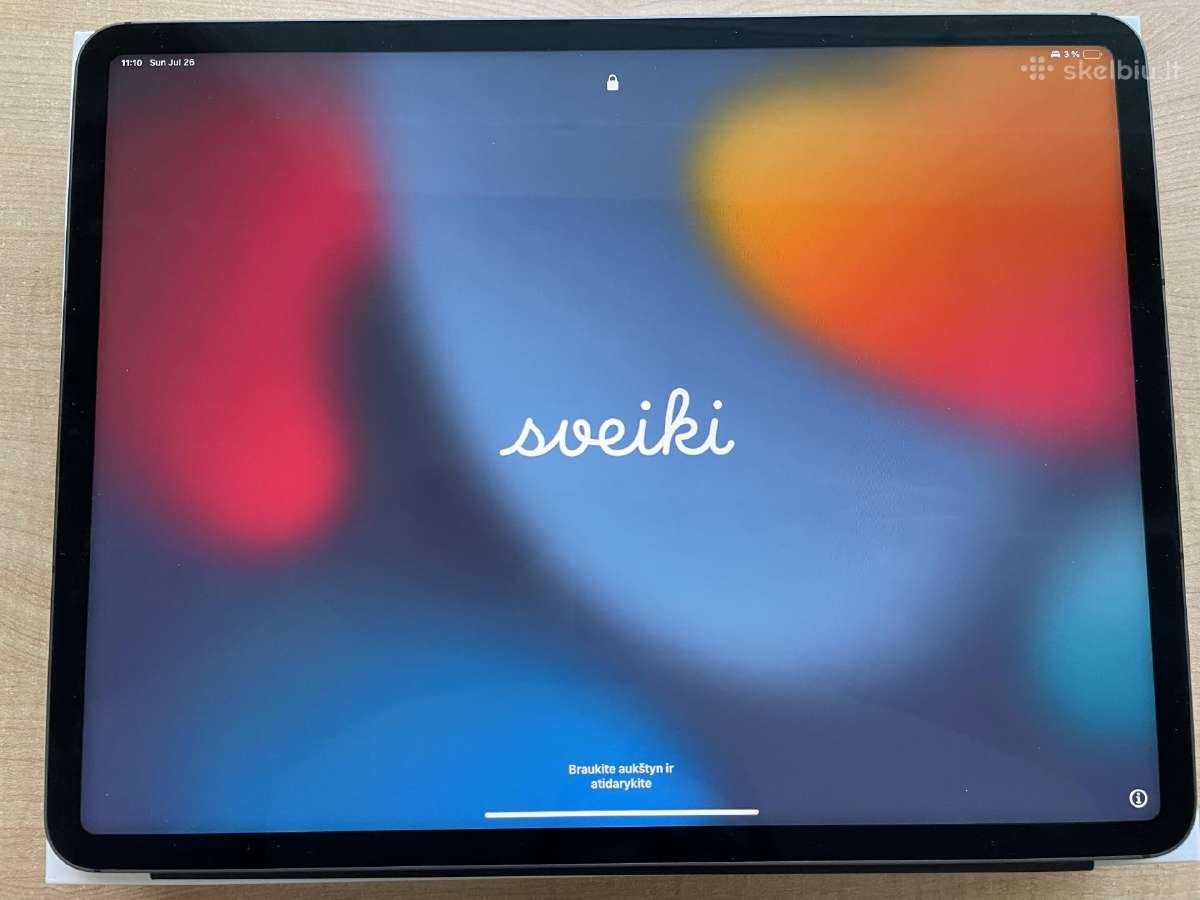 iPad Pro 12.9 256gb Cellular + WiFi - nuotraukos Nr. 2