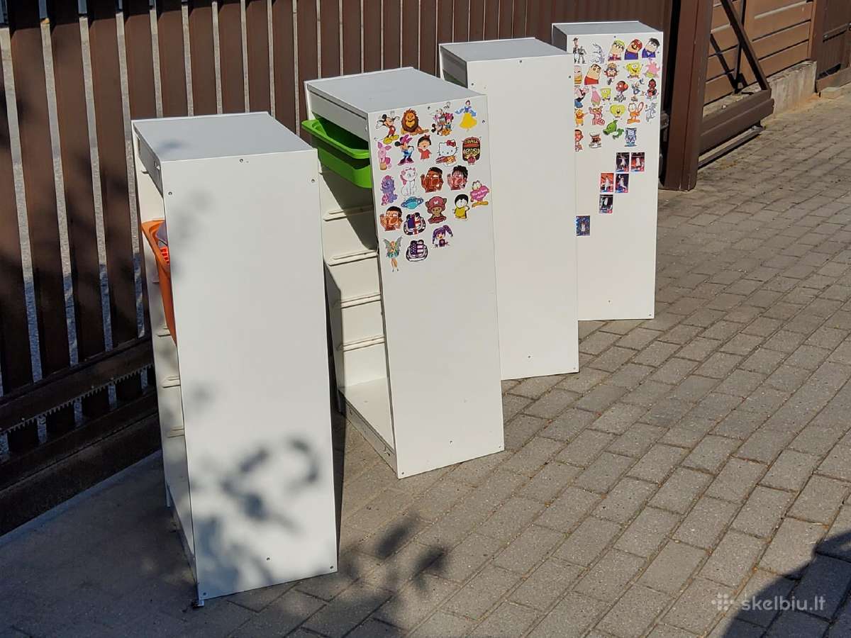 Lentynos su stalčiais dėžėmis - nuotraukos Nr. 3