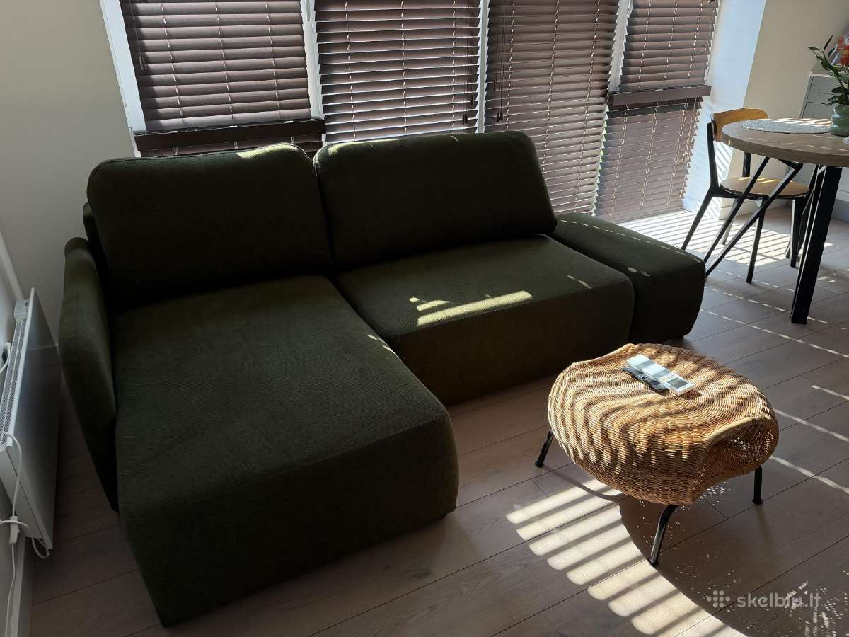 Tik išpakuota, nauja minimalistinė sofa-lova - nuotraukos Nr. 2