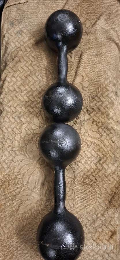 Hanteliai 2po 12kg - nuotraukos Nr. 2