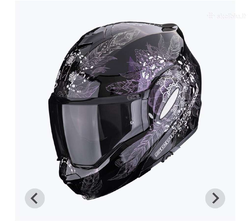Atverčiamas moto šalmas Scorpion - nuotraukos Nr. 3